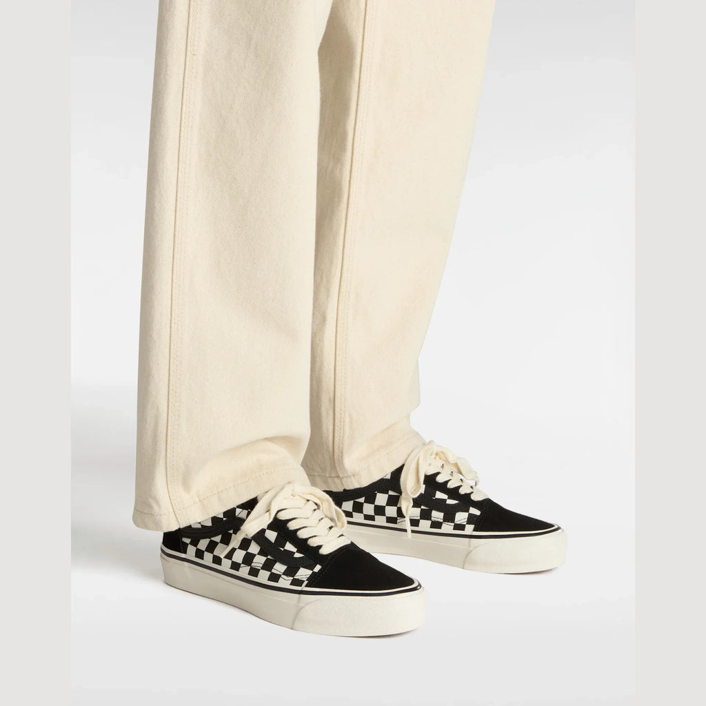 VANS LX Old Skool CHECKERBOARD BLACK/WHITE Cipő kép 5