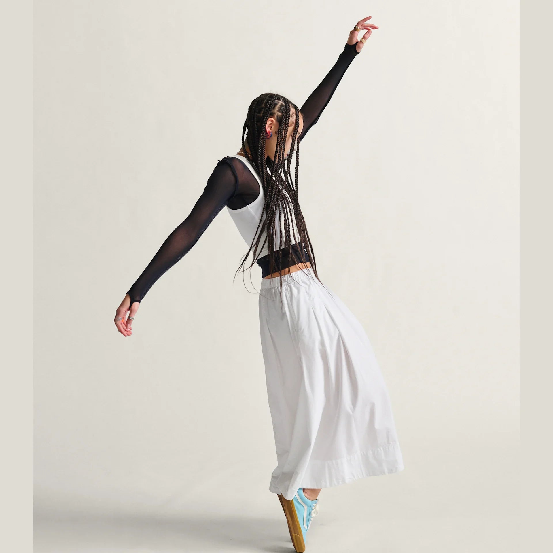 VANS LX Old Skool GUM CRYSTAL BLUE Cipő kép 7