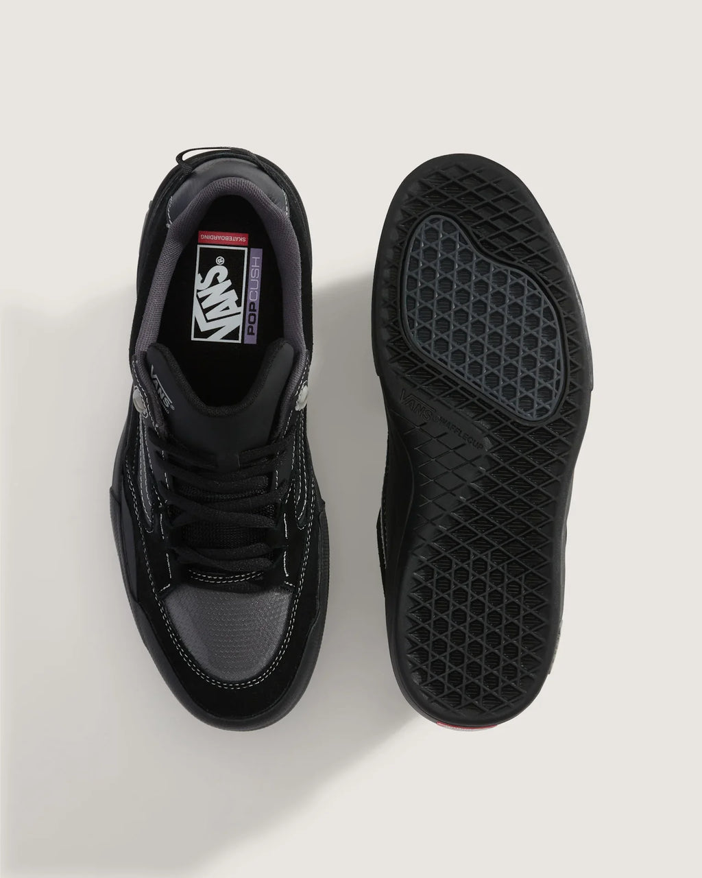 VANS Skate 2 Wayvee BLACK/BLACK/GREY Cipő kép 3