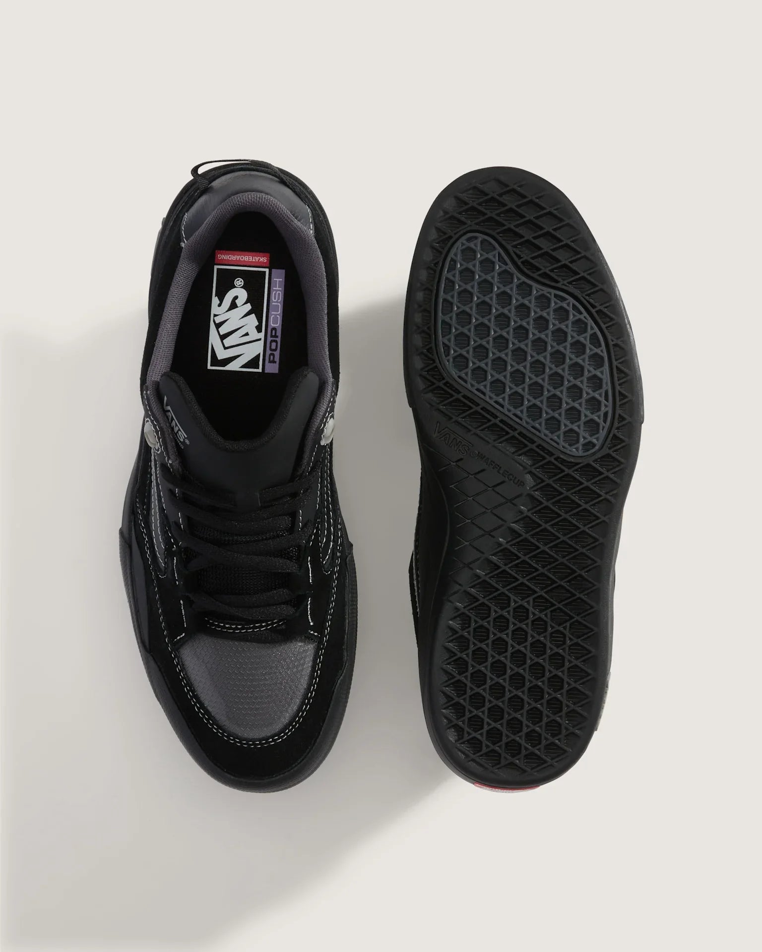 VANS Skate 2 Wayvee BLACK/BLACK/GREY Cipő kép 3