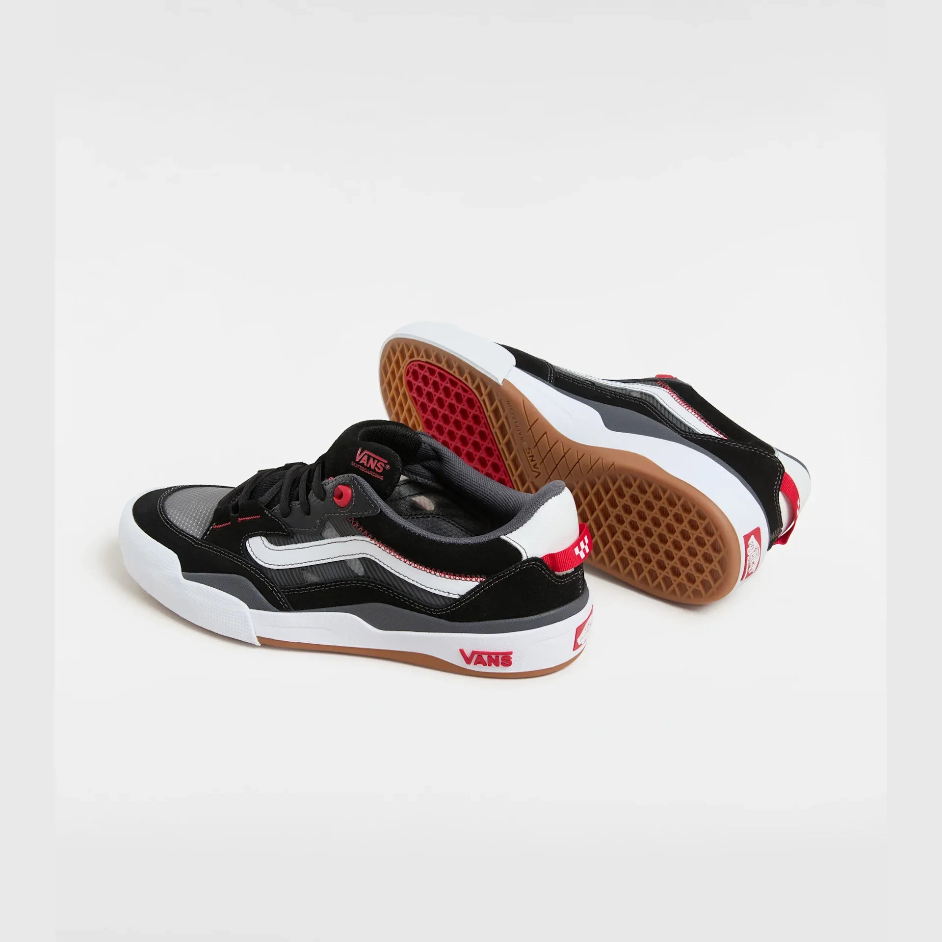 VANS Skate 2 Wayvee BLACK/WHITE/RED Cipő kép 3