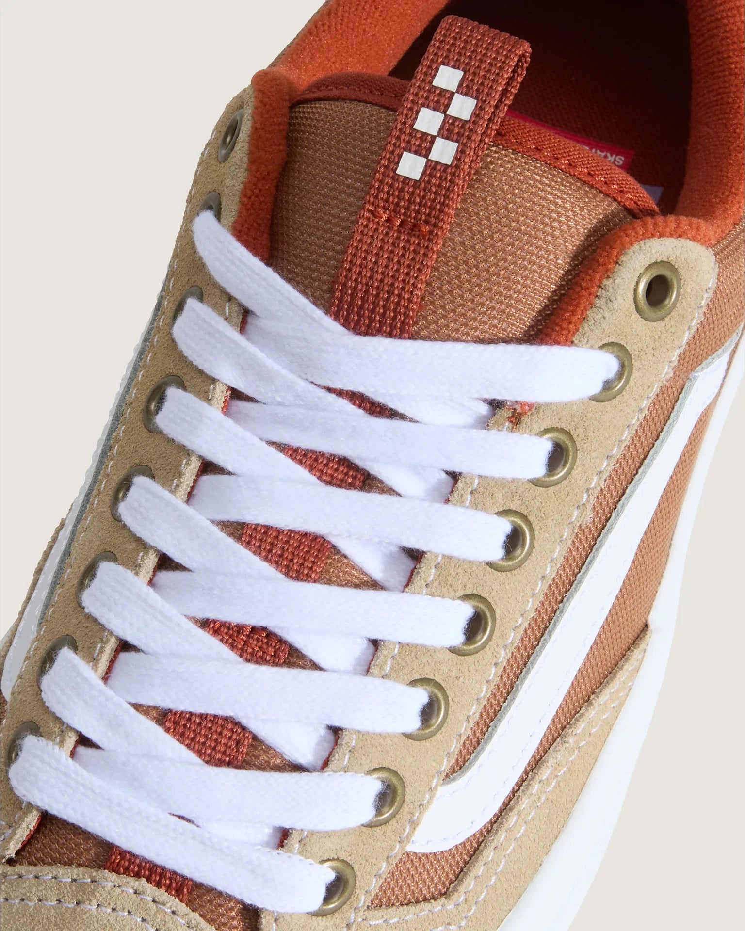 VANS Skate Old Skool 36 + KHAKI/BURNT ORANGE Cipő kép 7