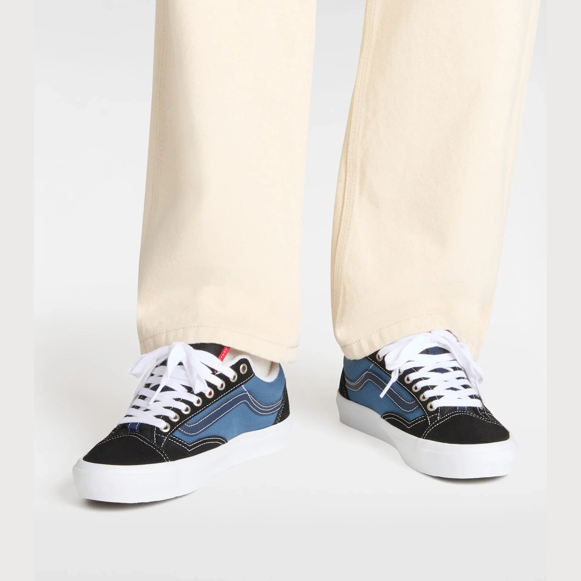 VANS Skate Old Skool 36 + BLACK/STV NAVY Cipő kép 5