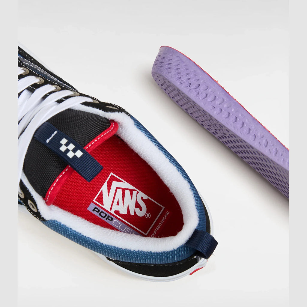 VANS Skate Old Skool 36 + BLACK/STV NAVY Cipő kép 6