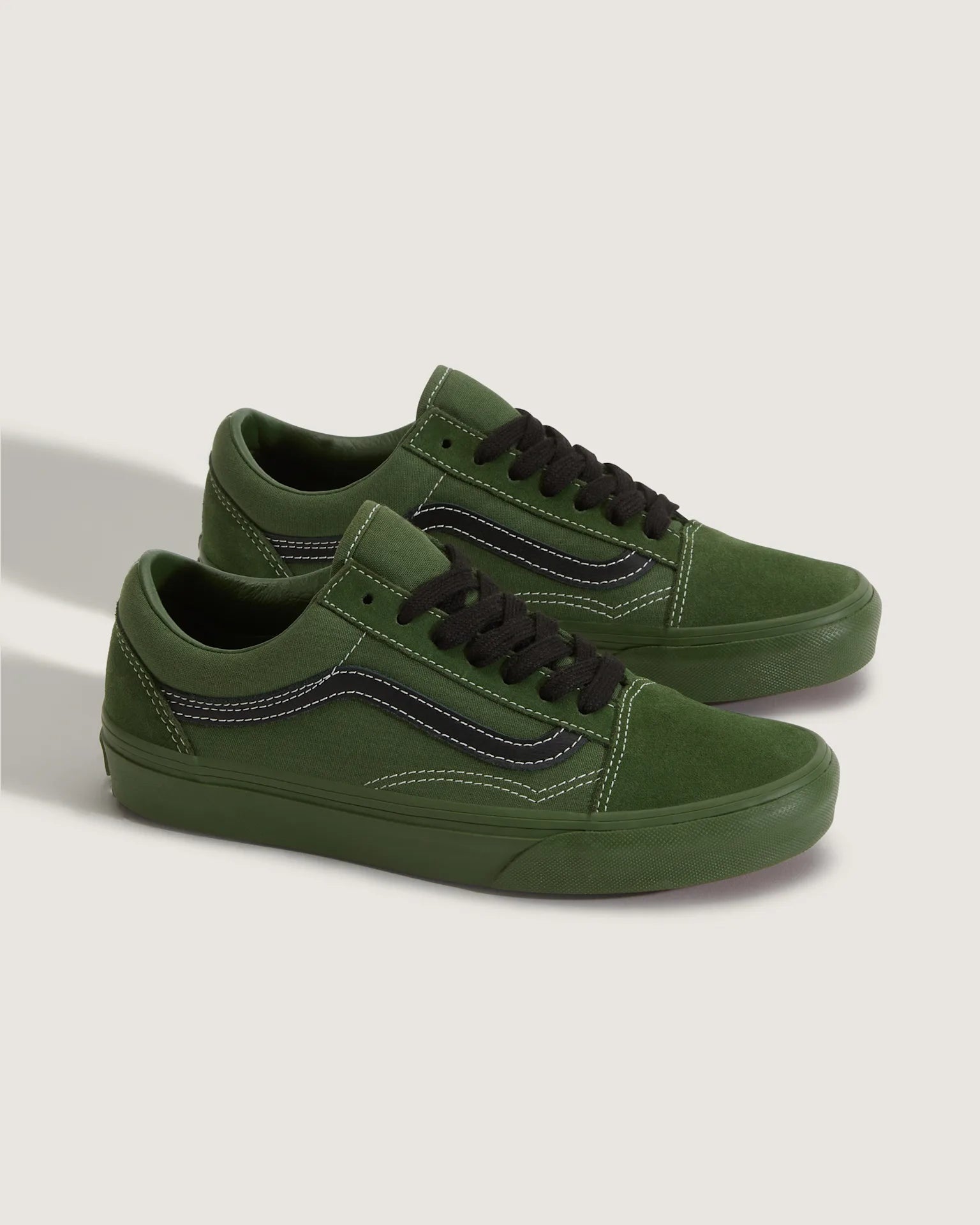 VANS Old Skool MONO POP Green/Black Cipő VN000D6W2031 - 2