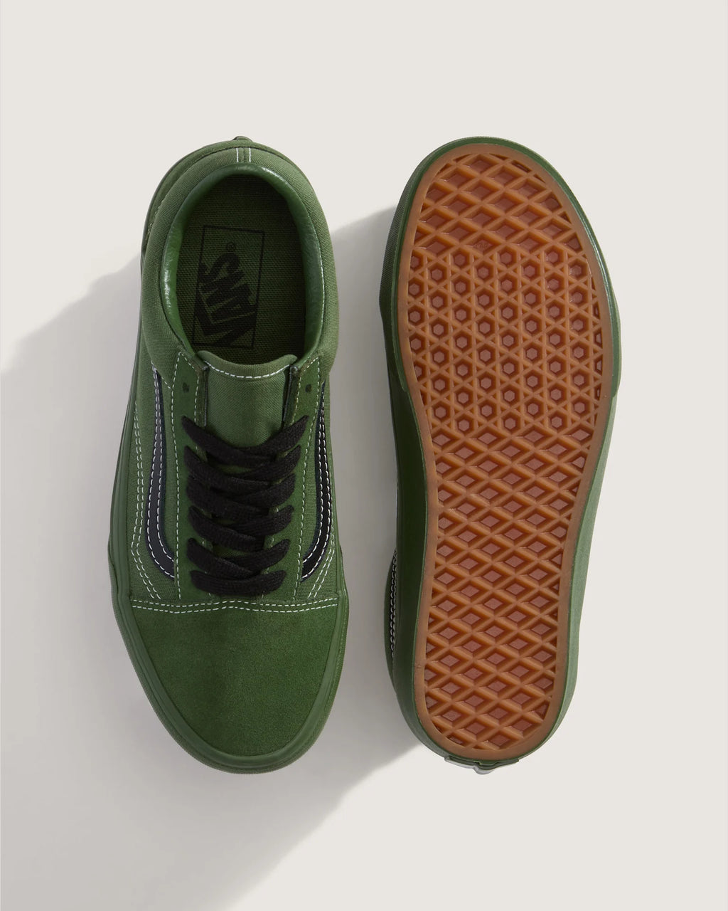 VANS Old Skool MONO POP Green/Black Cipő VN000D6W2031 - 3