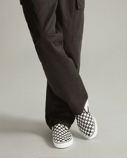 VANS Classic Slip-On CHECKERBOARD RHINESTONE BLACK Cipő kép 2