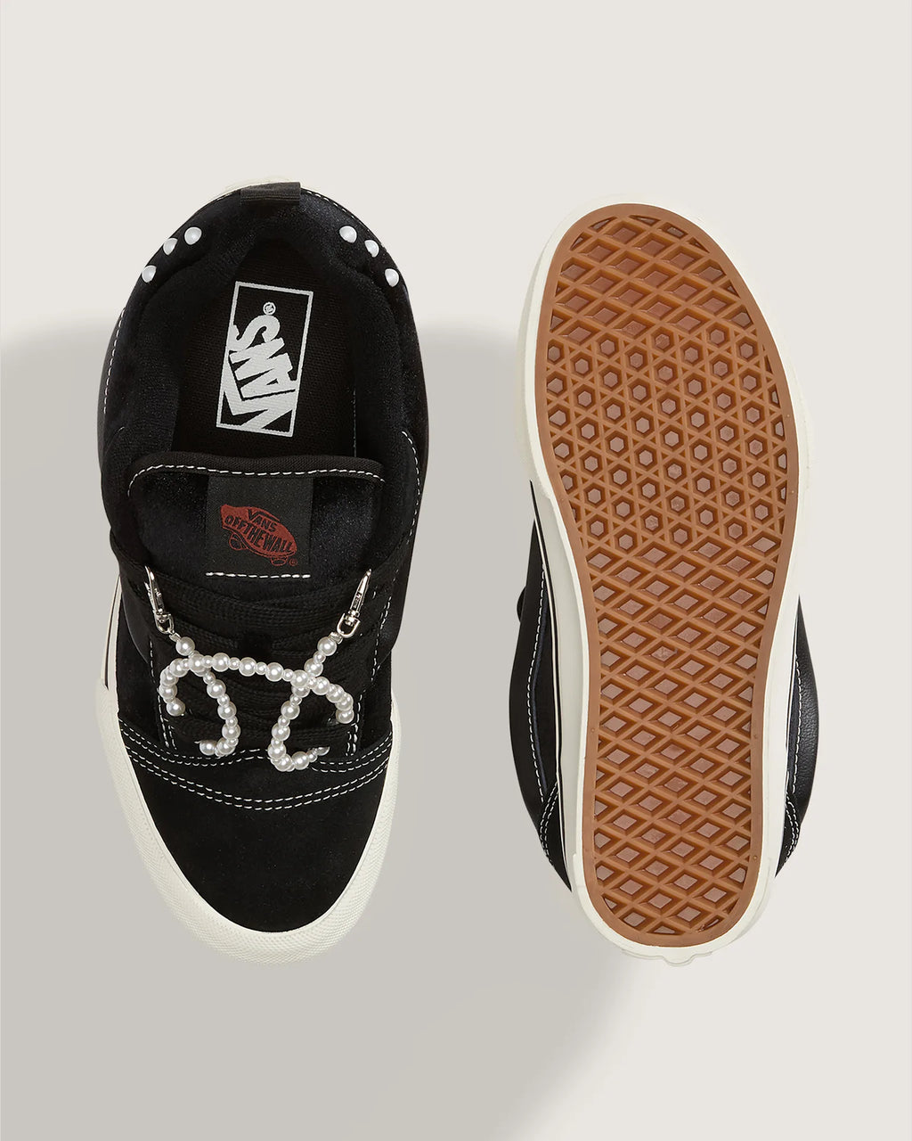 Vans Knu Skool PEARL SUEDE Black Cipő VN000D6ZBLA1 - 3
