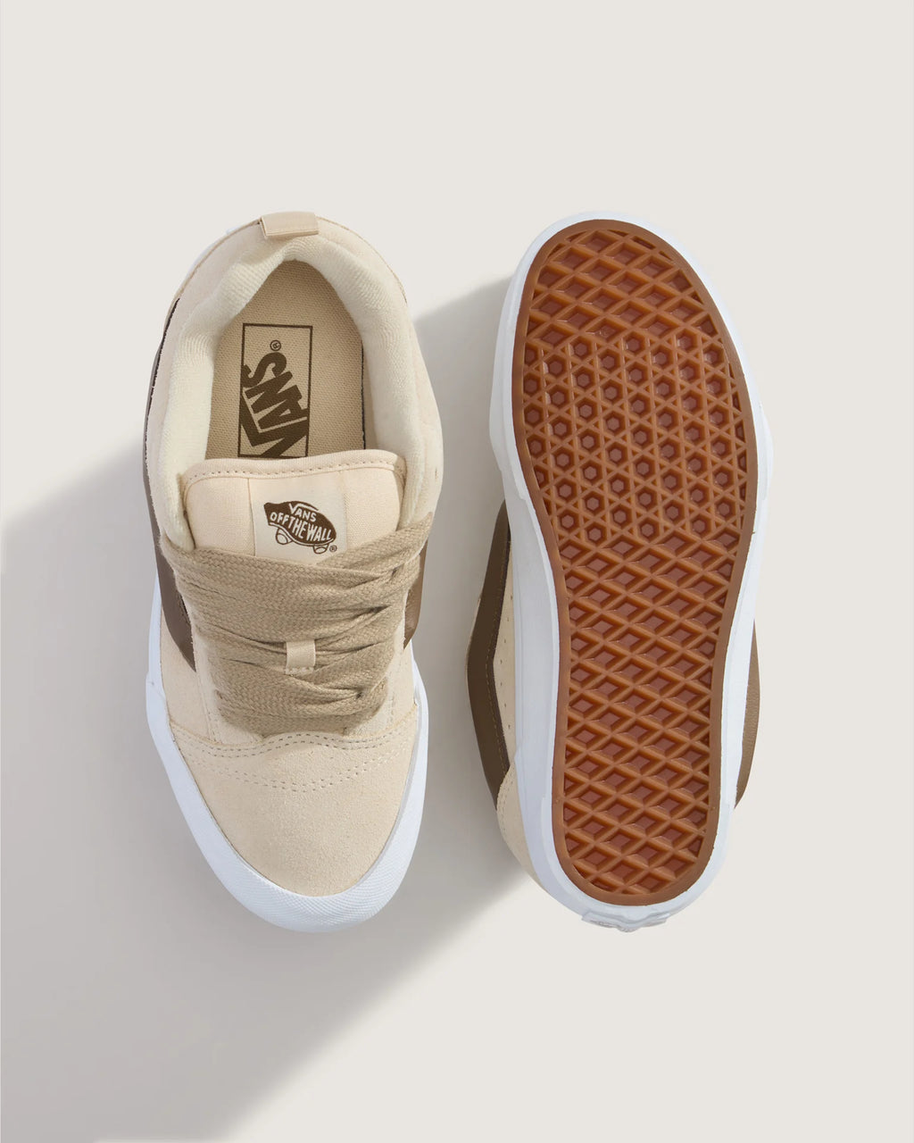 VANS Knu Skool FAT LACE CREME BRULE Cipő VN000D6ZCHW1 - 3