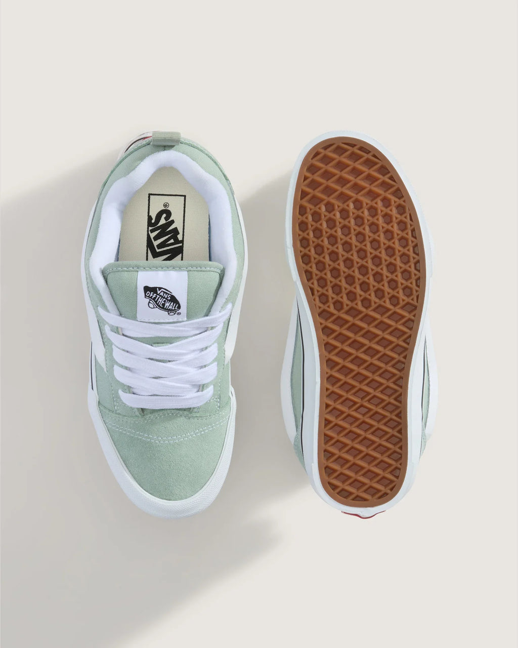 VANS Knu Skool COLOR THEORY Gray Olive Cipő kép 3