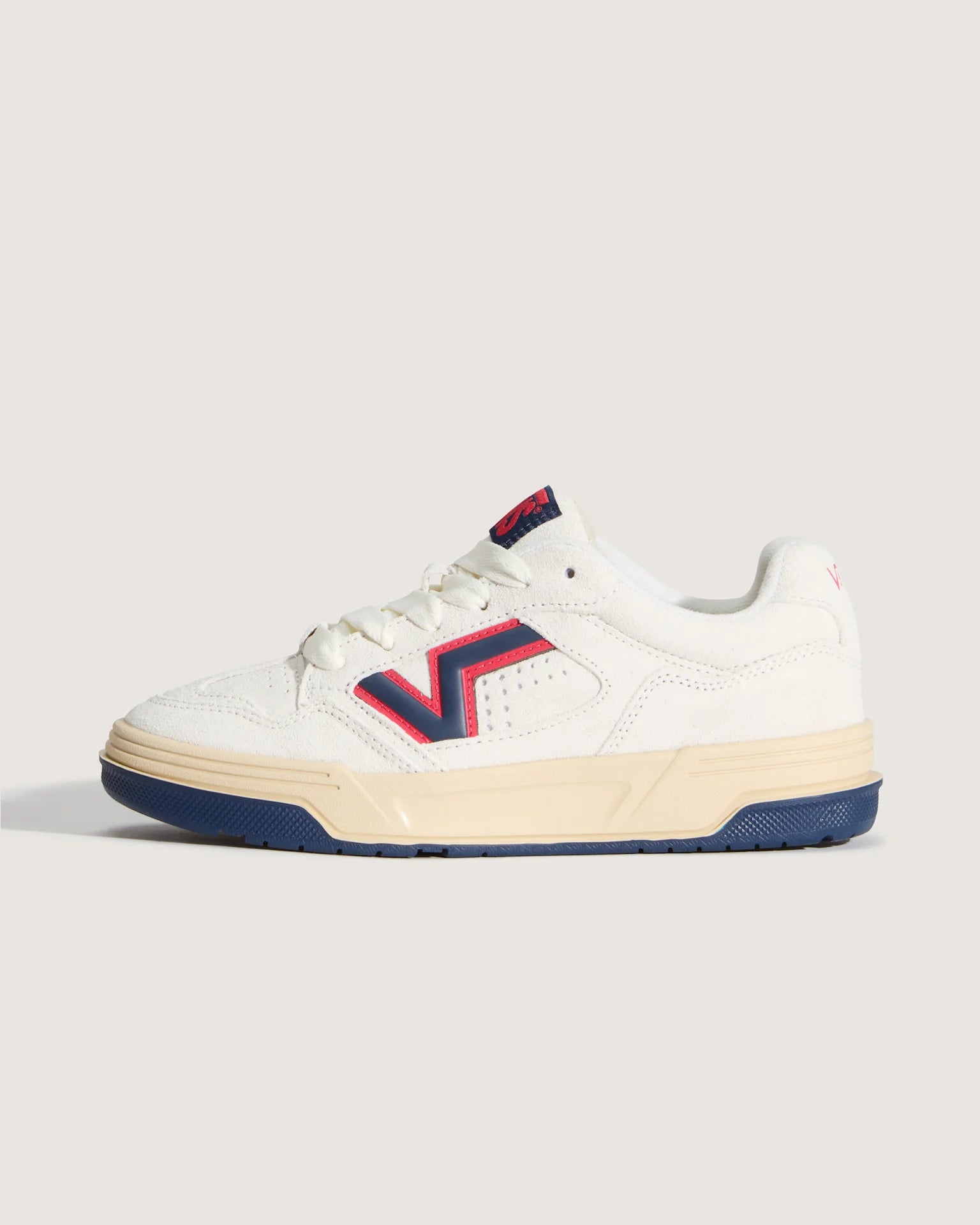 VANS Upland VINTAGE White/Red Cipő VN000D70YF91 - 1