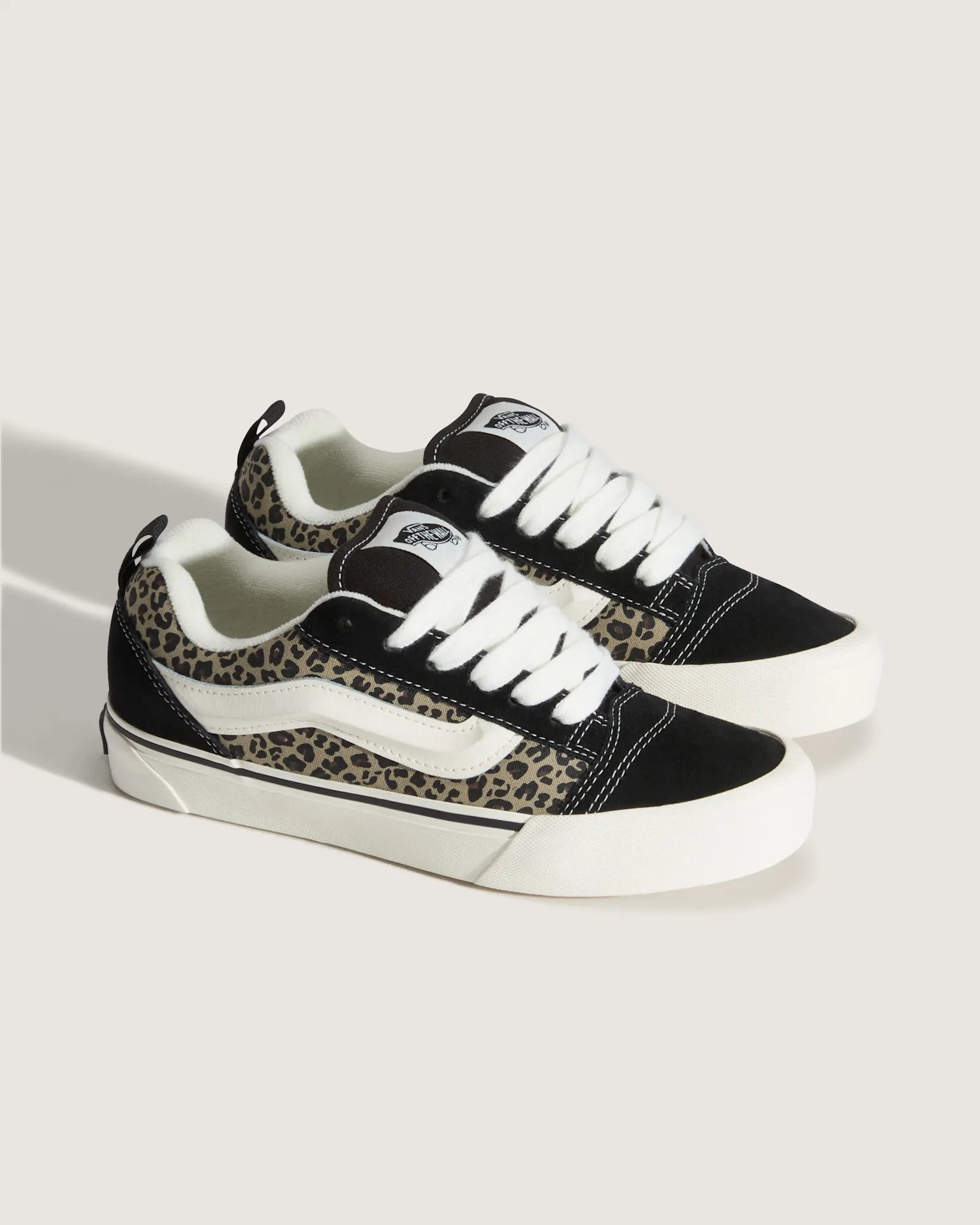 VANS Knu Skool black leopard Cipő VN000D756I71 - 2