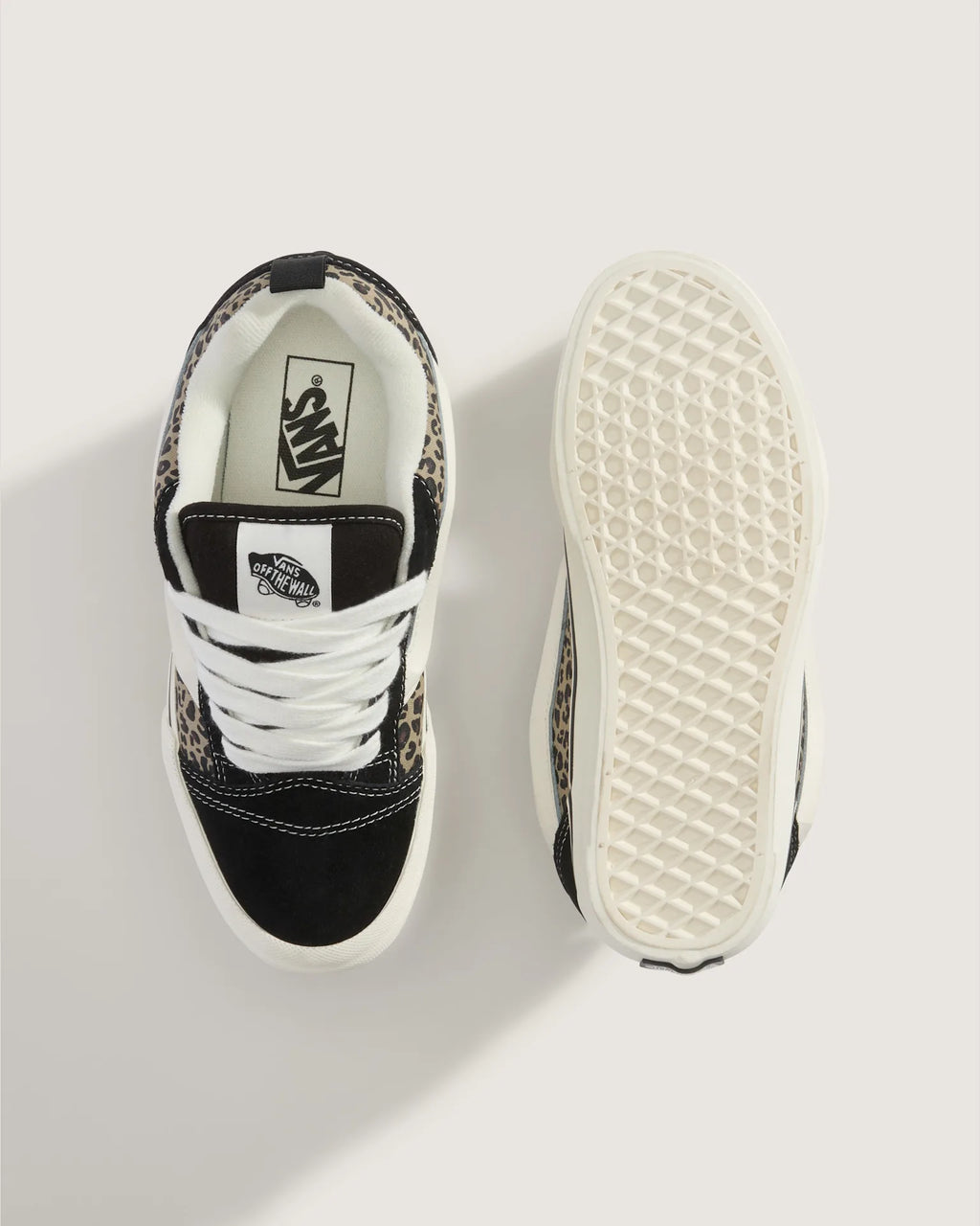 VANS Knu Skool black leopard Cipő VN000D756I71 - 3