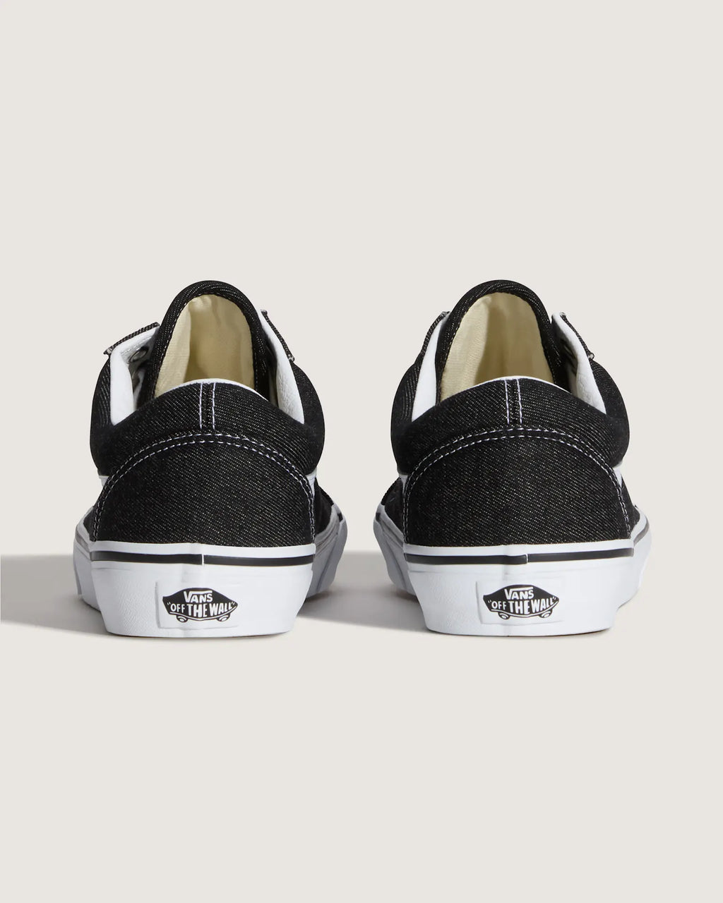 Vans Old Skool DENIM Black/True Whit Cipő VN000D7Z6BT1 - 4