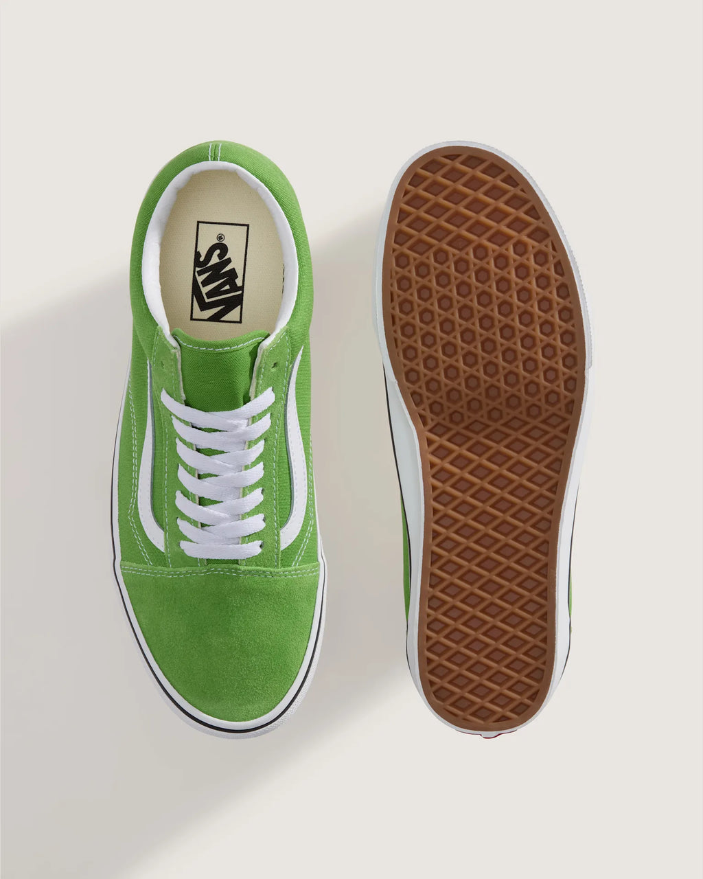 VANS Old Skool COLOR THEORY Lime Burst Cipő VN000D7ZFPB1 - 3