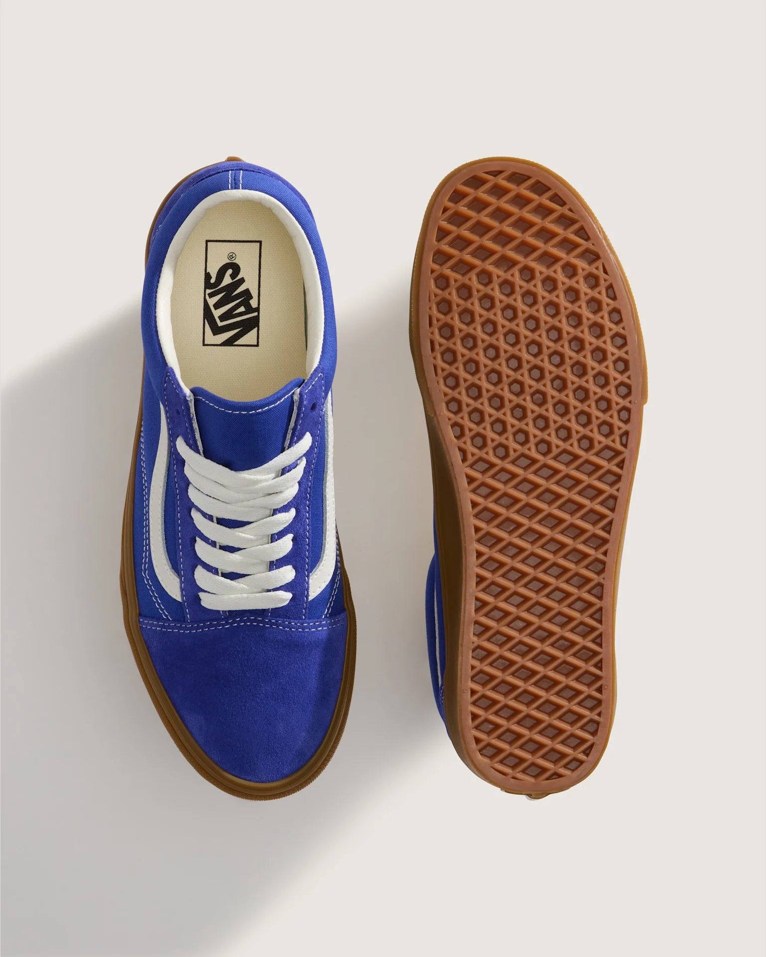 VANS Old Skool GUM Royal Cobalt Cipő VN000D7ZFRX1 - 3