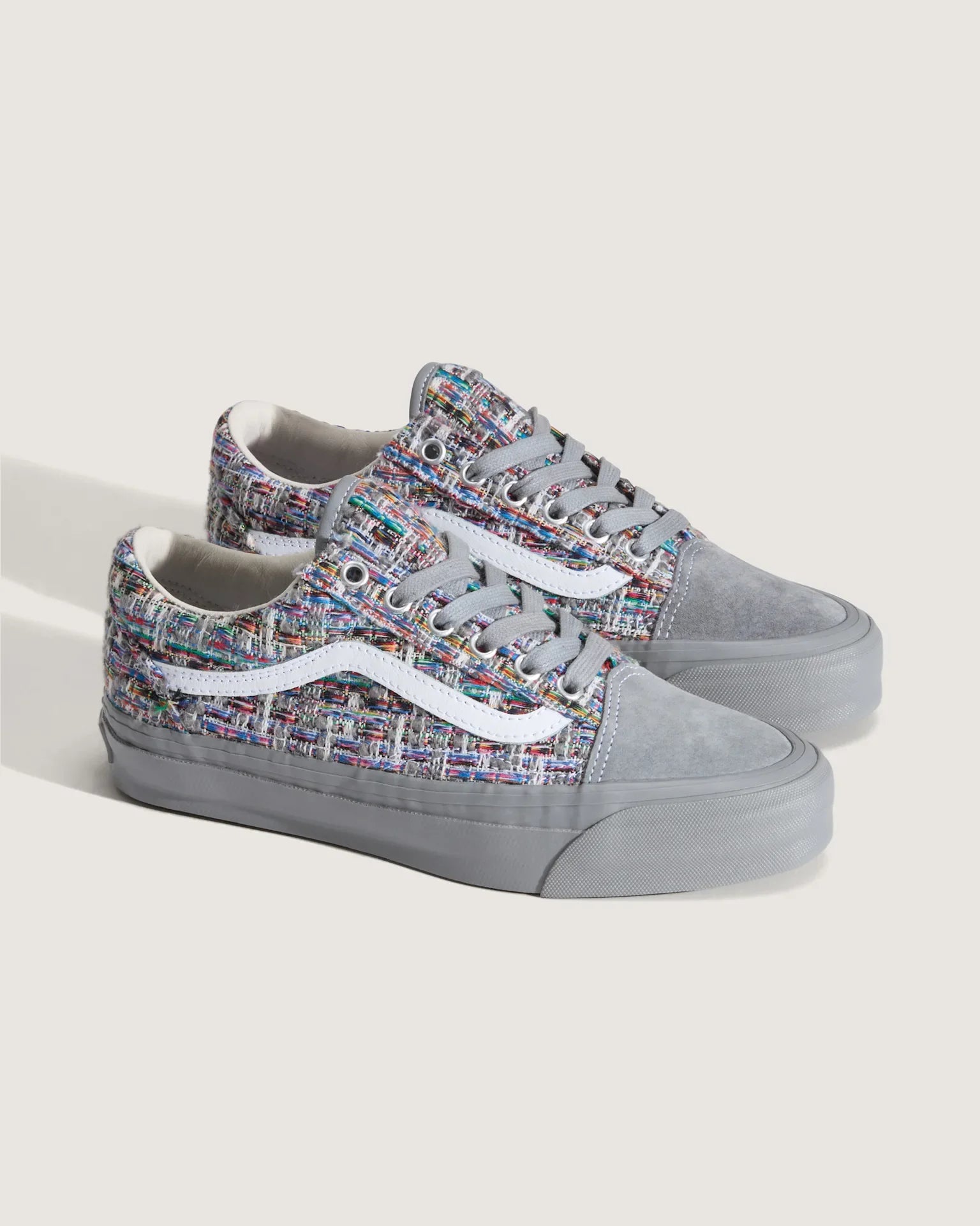 VANS LX Old Skool TWEED FROST GRAY Cipő kép 2