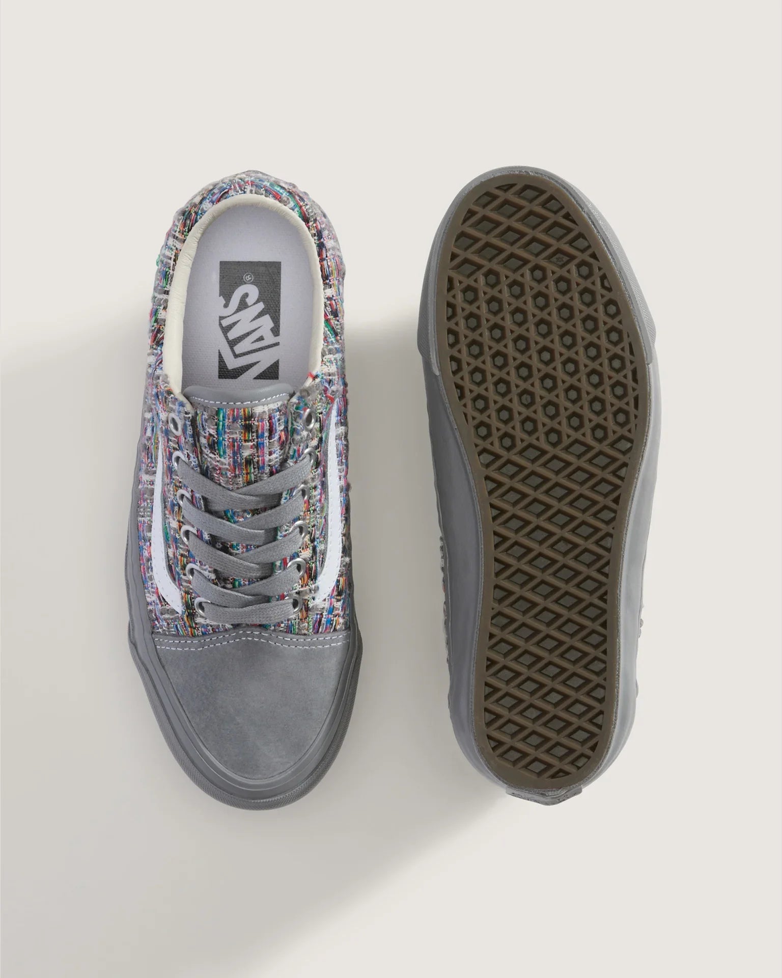 VANS LX Old Skool TWEED FROST GRAY Cipő kép 3