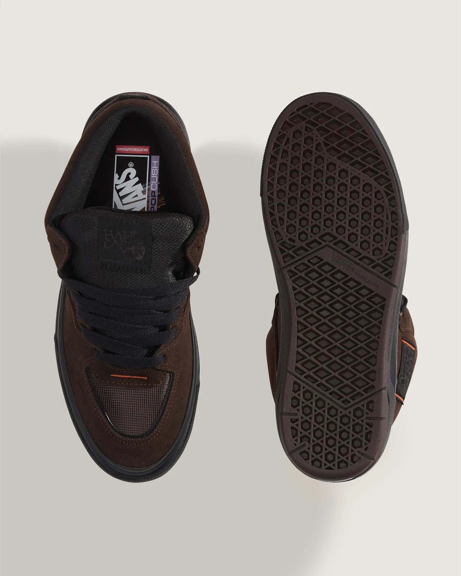 VANS Skate Half Cab Wafflecup Rizzo Brown/Black Cipő VN000D9ZY491 - 3