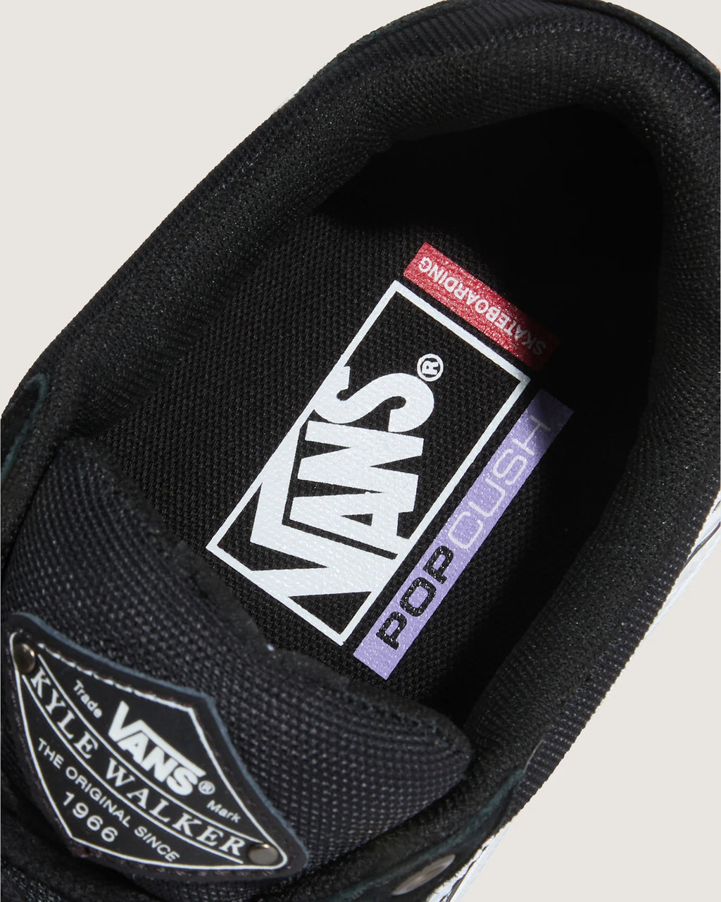 VANS Skate Kyle Walker Wafflecup BLACK/WHITE Cipő VN000DA4MCG1 - 7
