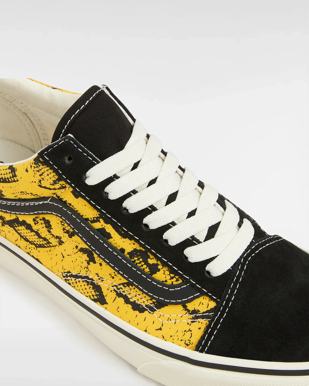 VANS Old Skool BLACK/YELLOW Cipő kép 4
