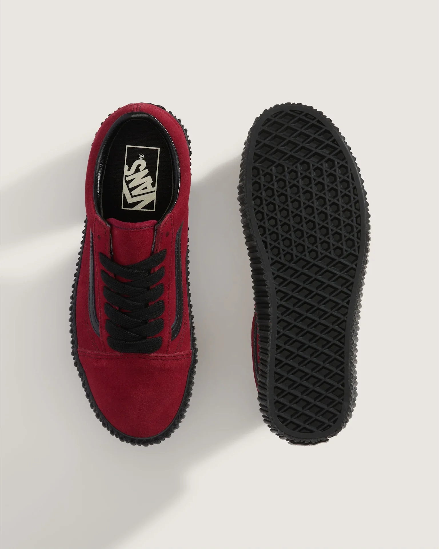 VANS Old Skool Creeper GRUNGE BORDEAUX kép 2