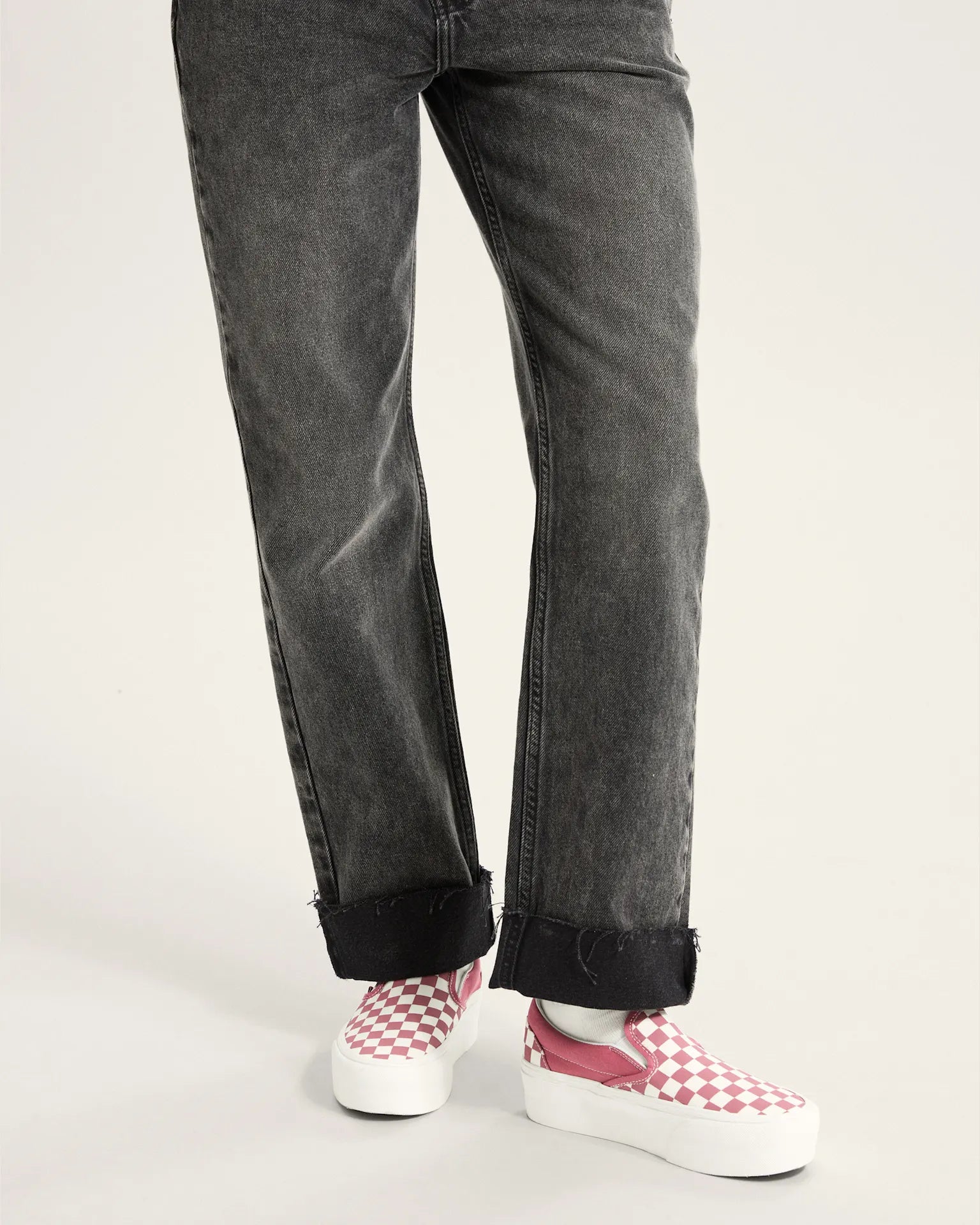 VANS Classic Slip-On Stackform CHECKERBOARD Mauvewood/Marshmallow VN000E8CGMX1 - 5