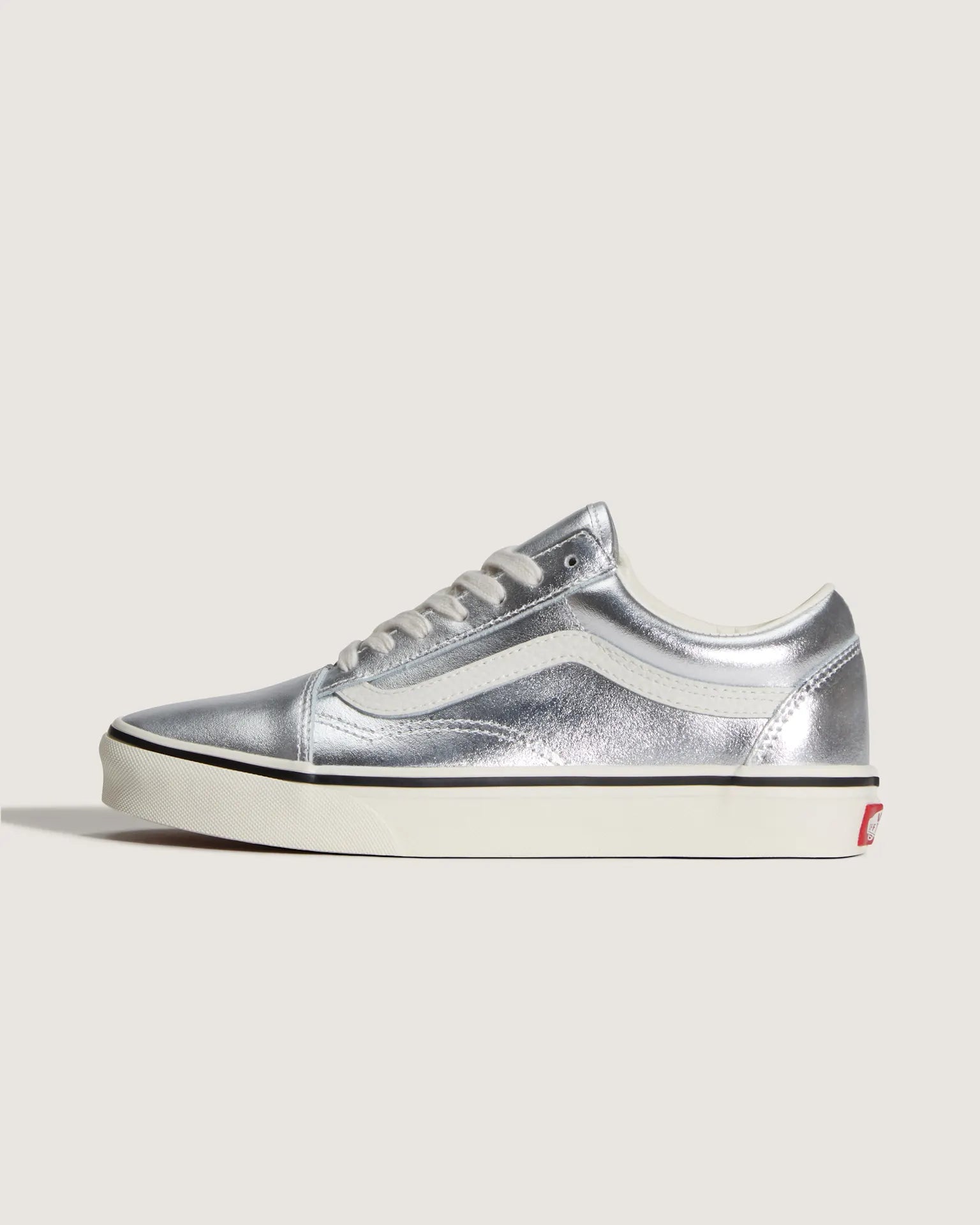 VANS Old Skool LEATHER Metallic Silver Cipő VN000E8WH271 - 1