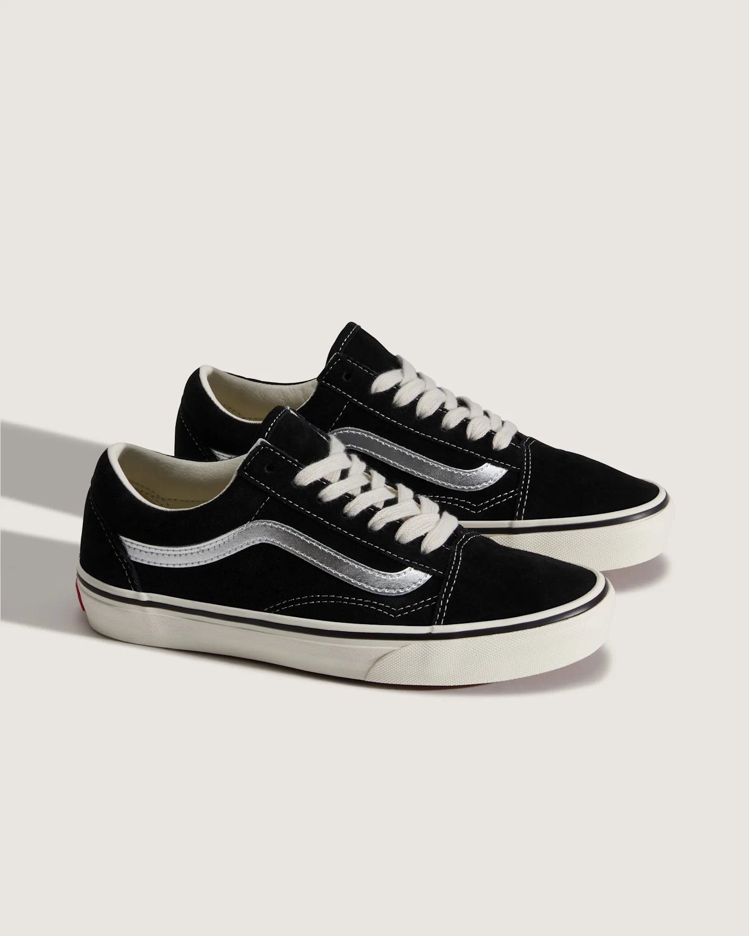 VANS Old Skool METALLIC SIDESTRIPE Black/Silver Cipő VN000E8WYG41 - 2