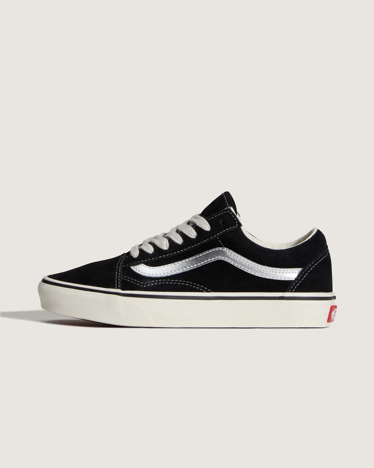 VANS Old Skool METALLIC SIDESTRIPE Black/Silver Cipő VN000E8WYG41 - 1