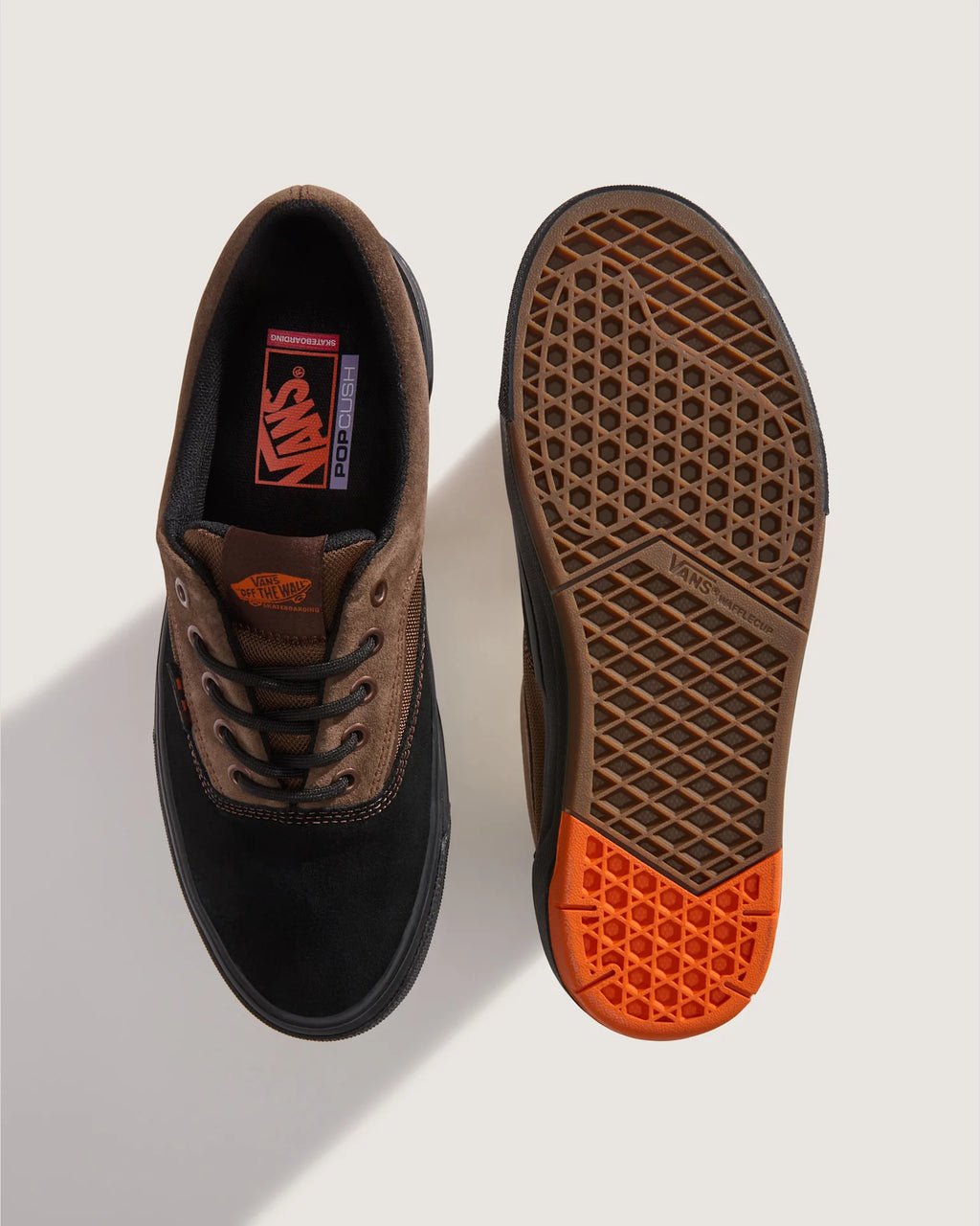 VANS Skate Era Wafflecup Black/Brown Cipő VN000EF0YS81 - 3