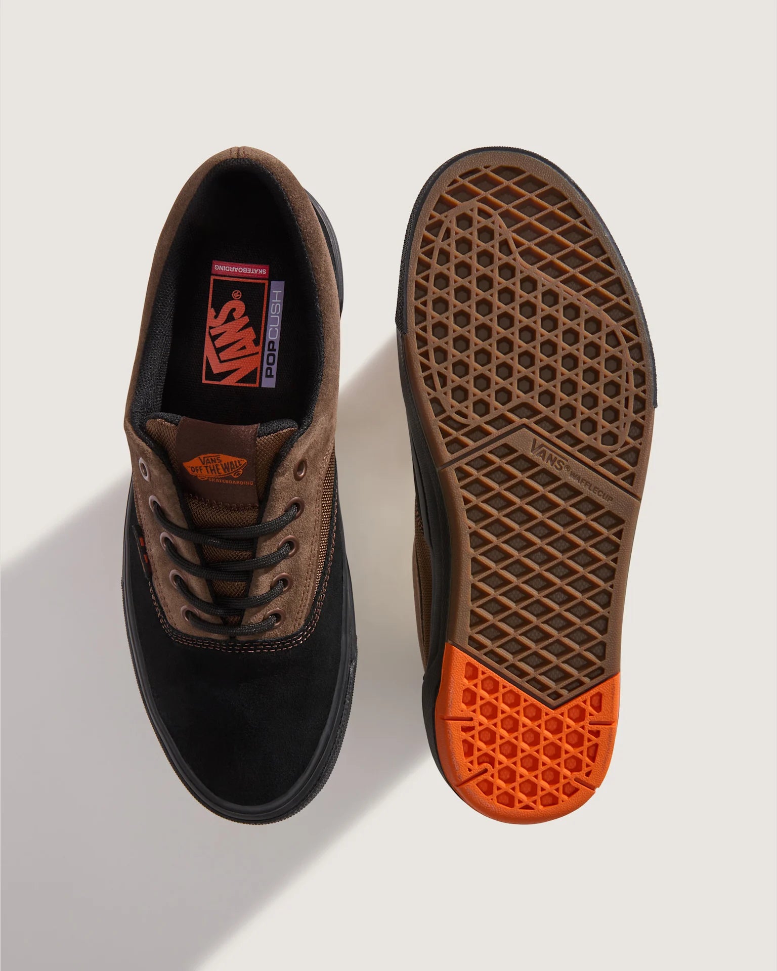 VANS Skate Era Wafflecup Black/Brown Cipő VN000EF0YS81 - 3