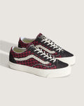 VANS LX Old Skool 36 EK GEO CHECK BORDEAUX kép 2
