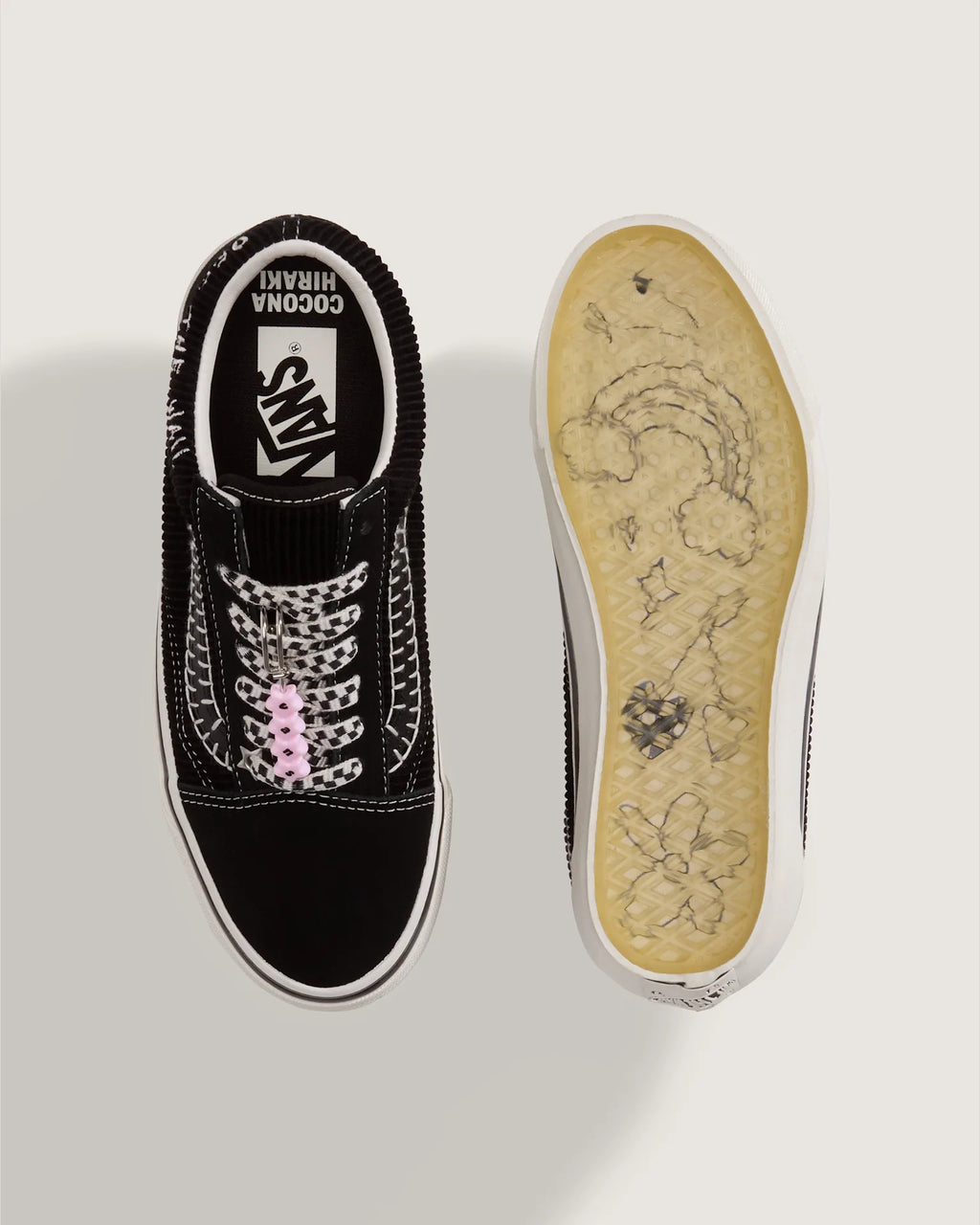 Vans LX Old Skool Charms BLACK/MARSHMALL Cipő VN000EGYBPR1 - 3