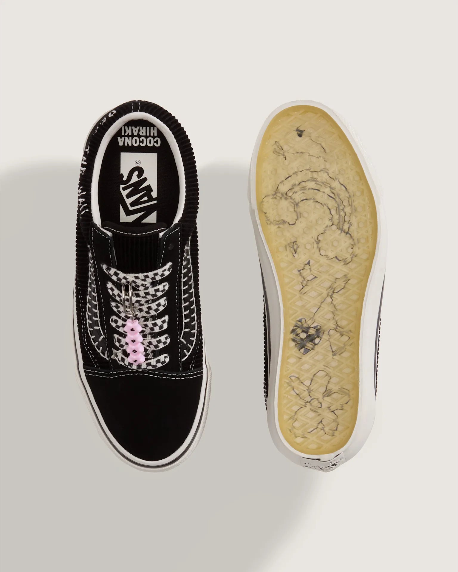 Vans LX Old Skool Charms BLACK/MARSHMALL Cipő VN000EGYBPR1 - 3