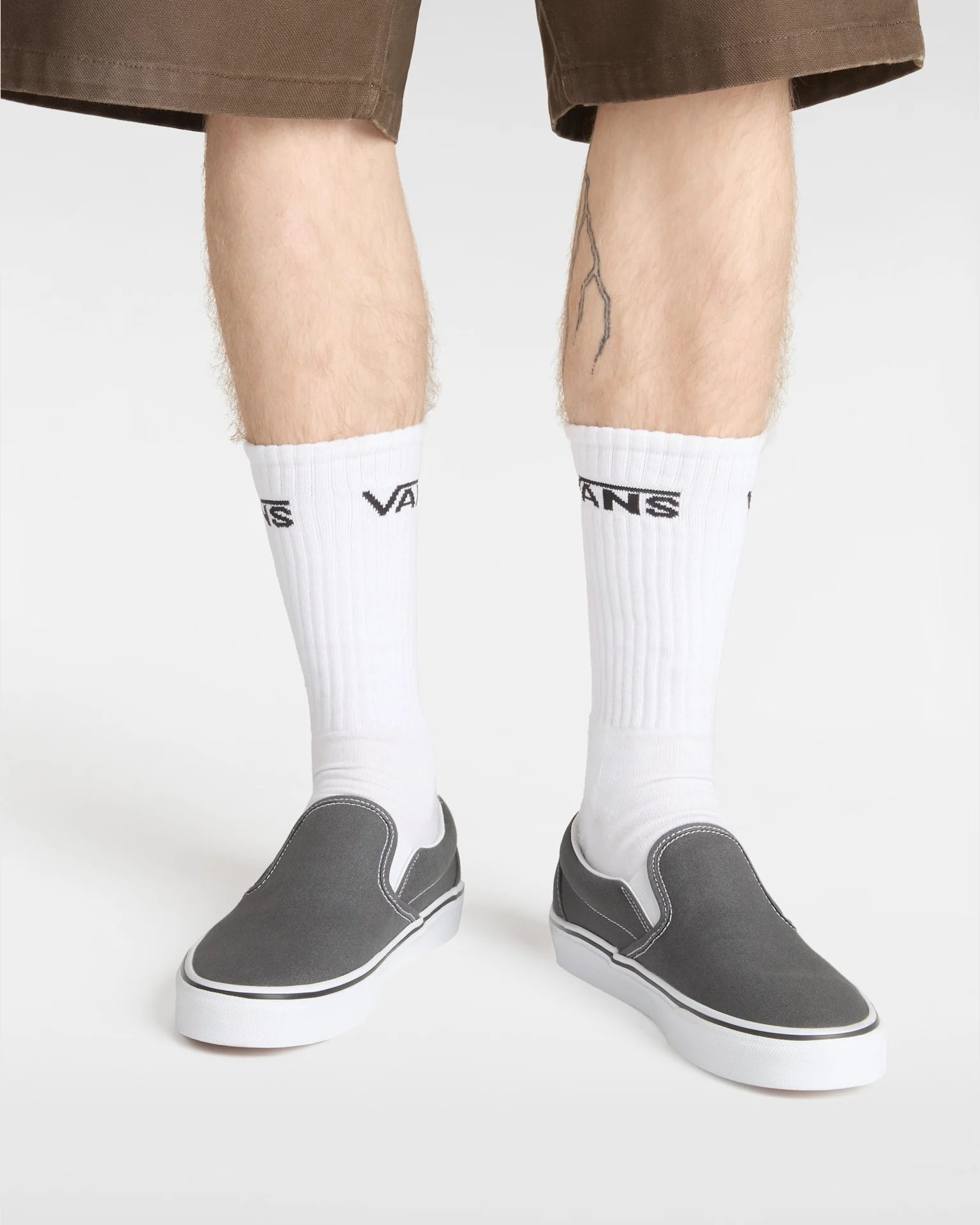 VANS Classic Slip-On Charcoal Cipő VN000EYECHR1 - 5