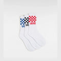 VANS DROP V CLASSIC CHECK CREW SOCK true red/true blue kép 1