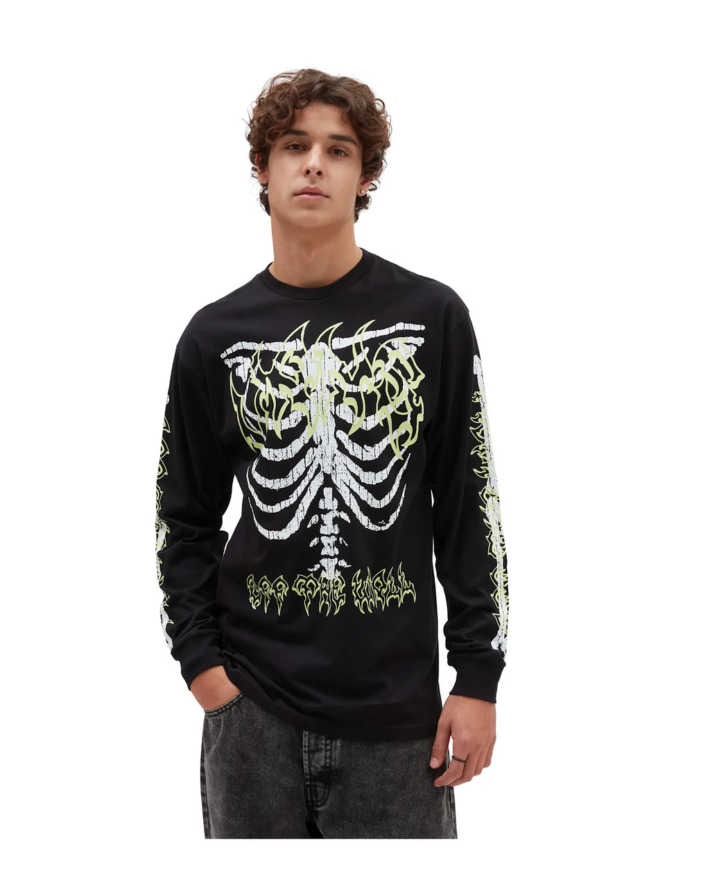 VANS HALLOWEEN LS TEE Black VN000F7RBLK1 - 1