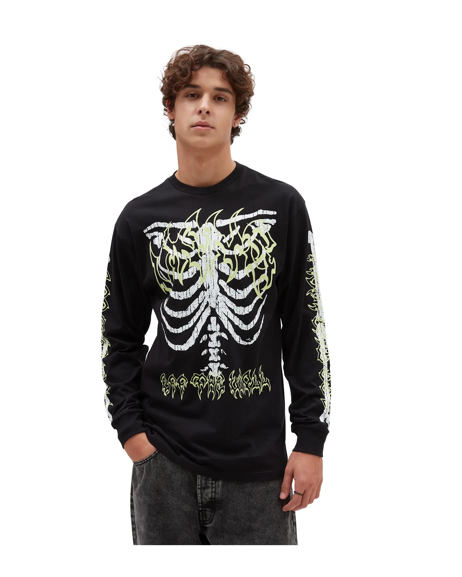 VANS HALLOWEEN LS TEE Black VN000F7RBLK1 - 1