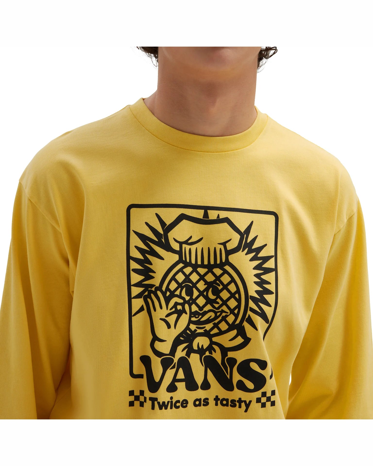 VANS TASTY TWICE L/S SAMOAN SUN Póló VN000G0ANB21 - 4