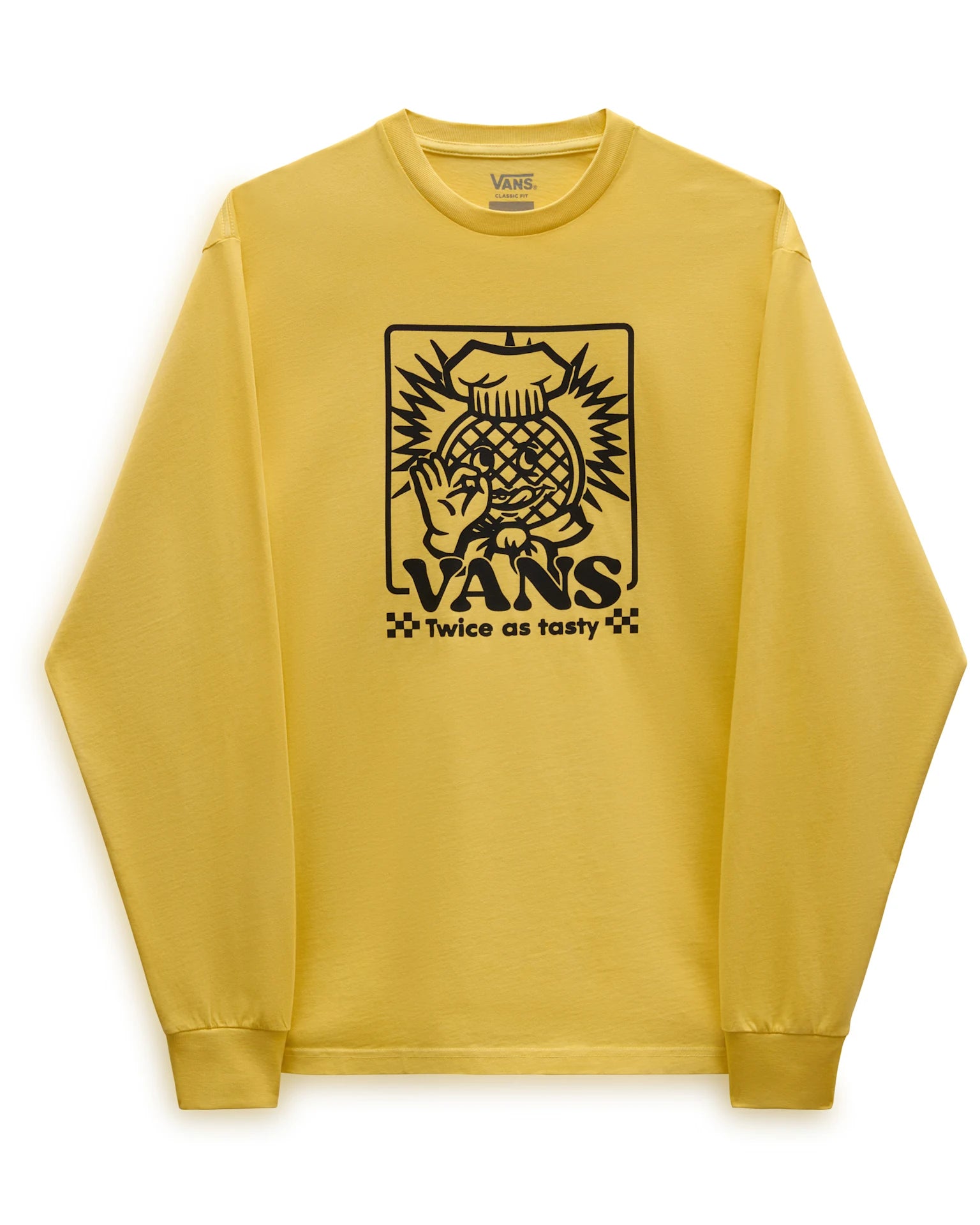 VANS TASTY TWICE L/S SAMOAN SUN Póló VN000G0ANB21 - 10