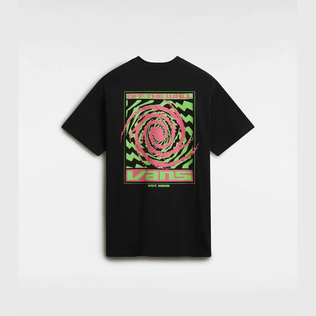 VANS WORMHOLE WARPED SS TEE Black kép 2