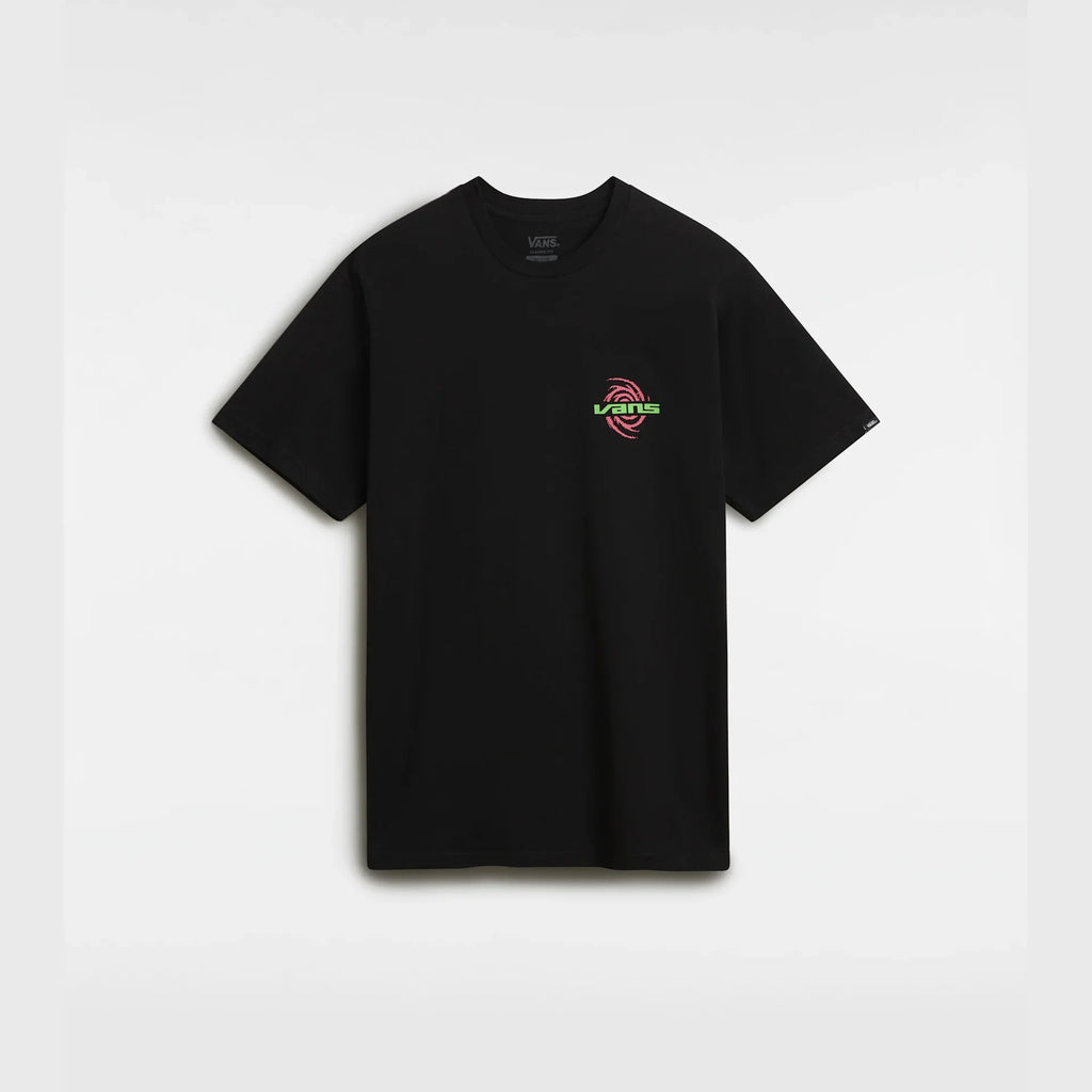 VANS WORMHOLE WARPED SS TEE Black kép 1
