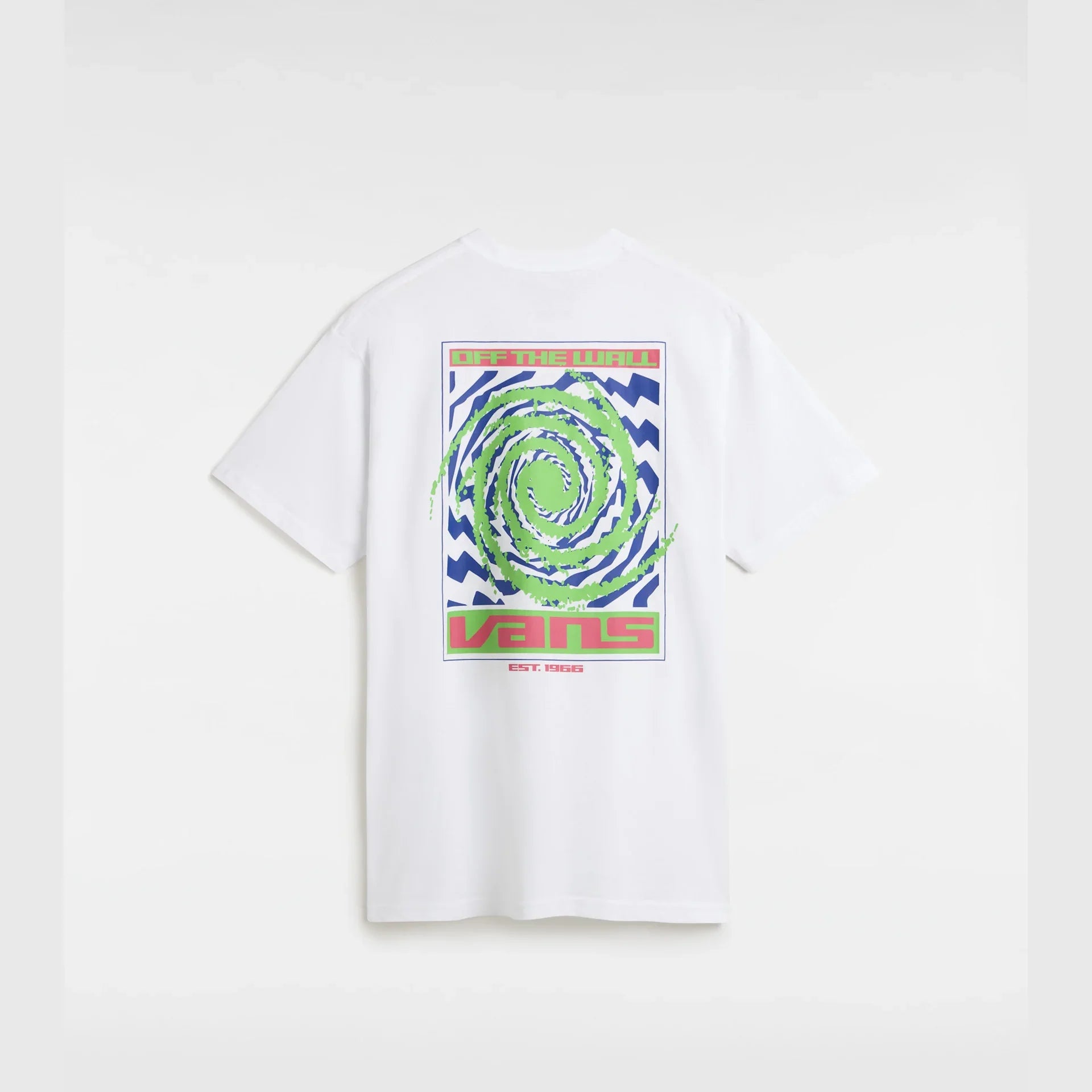VANS WORMHOLE WARPED SS TEE White kép 2