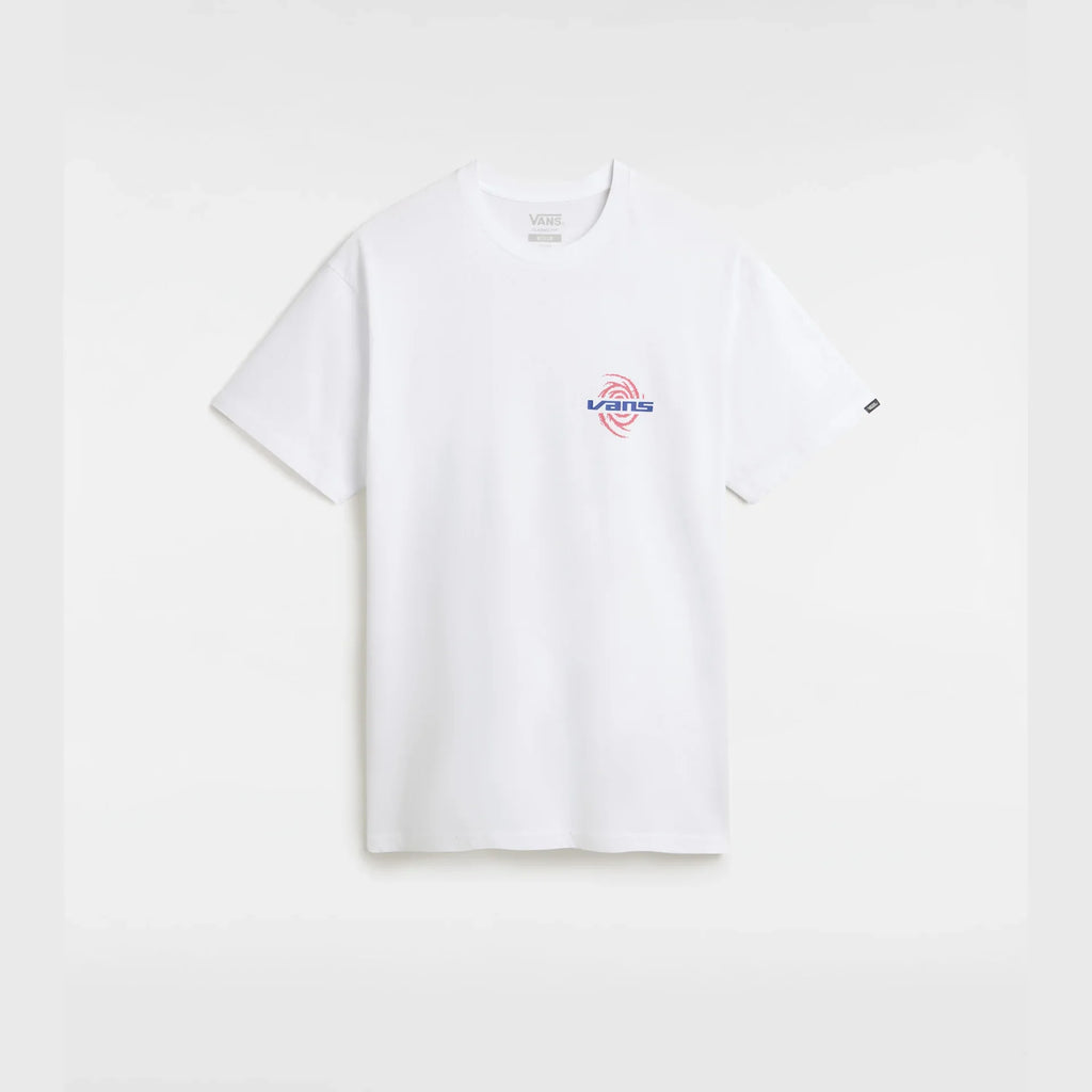 VANS WORMHOLE WARPED SS TEE White kép 1