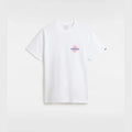 VANS WORMHOLE WARPED SS TEE White kép 1