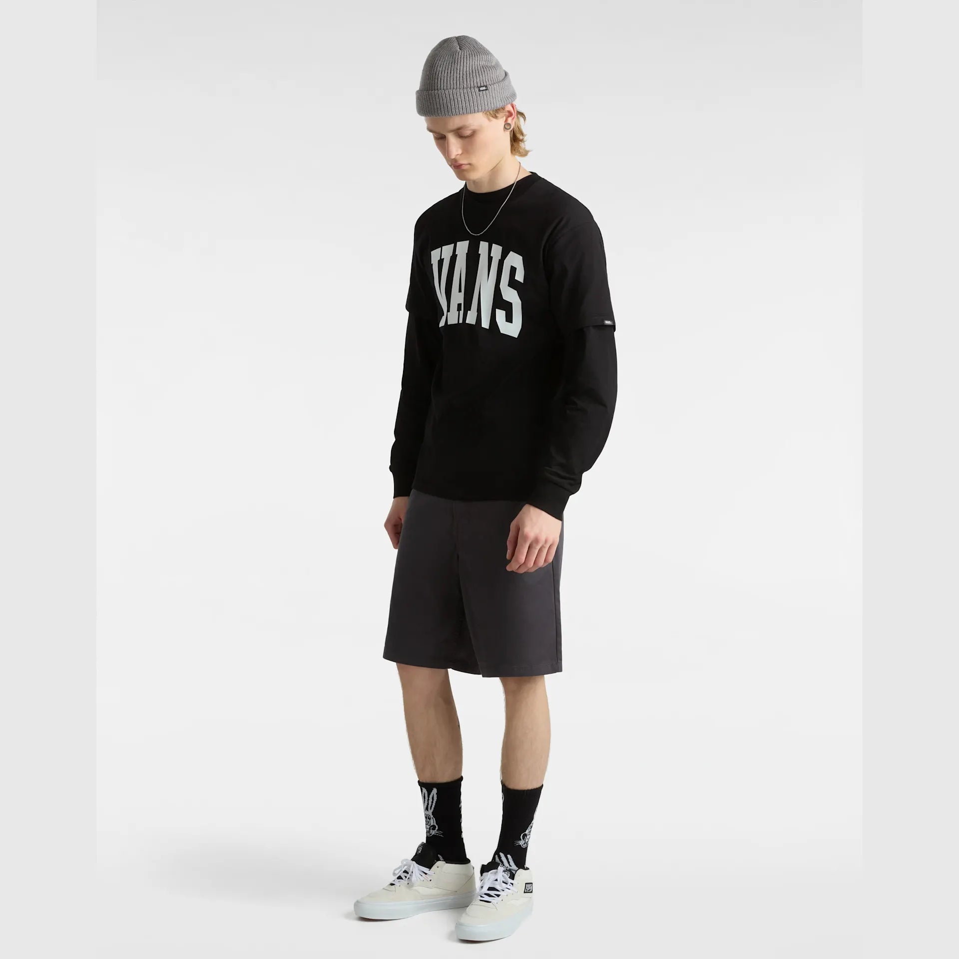 VANS VANS ARCHED SS TEE Black kép 5