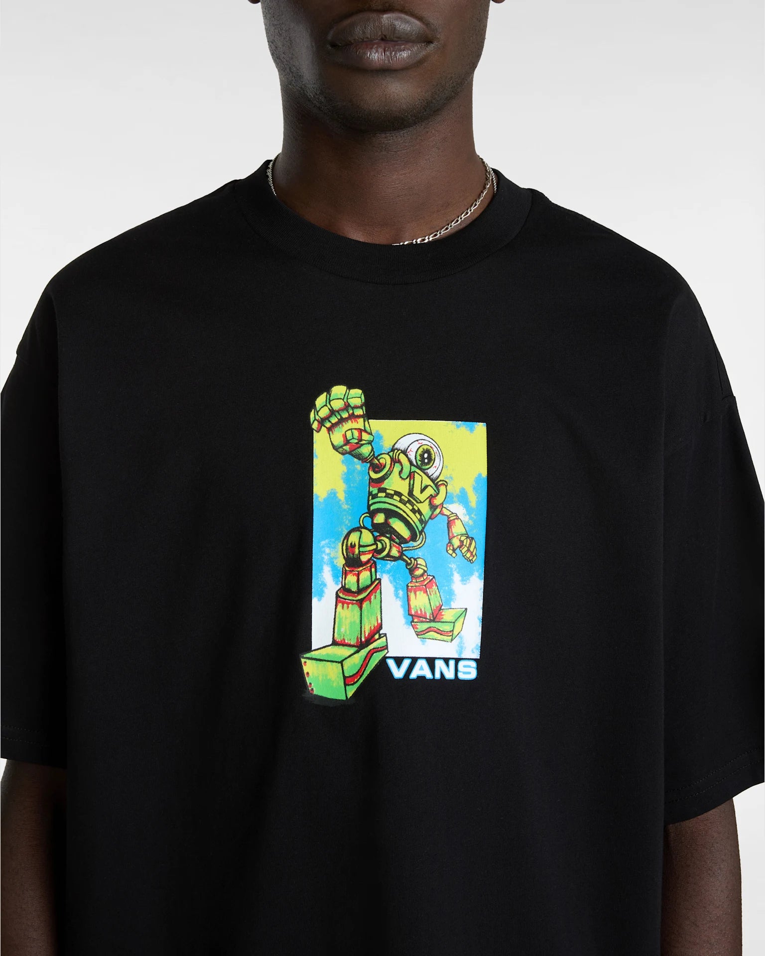 VANS GADGET SS TEE Black Póló VN000G4VBLK1 - 6