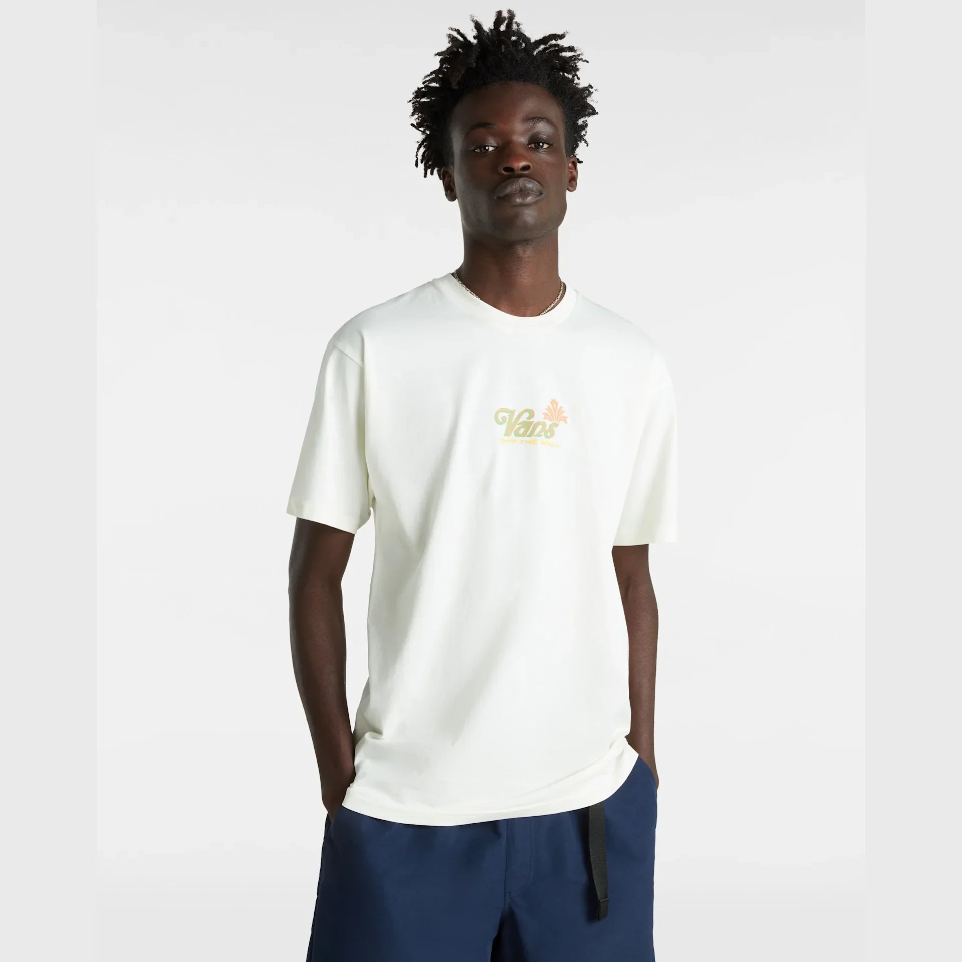 VANS PINEAPPLE SKULL SS TEE marshmallow kép 3