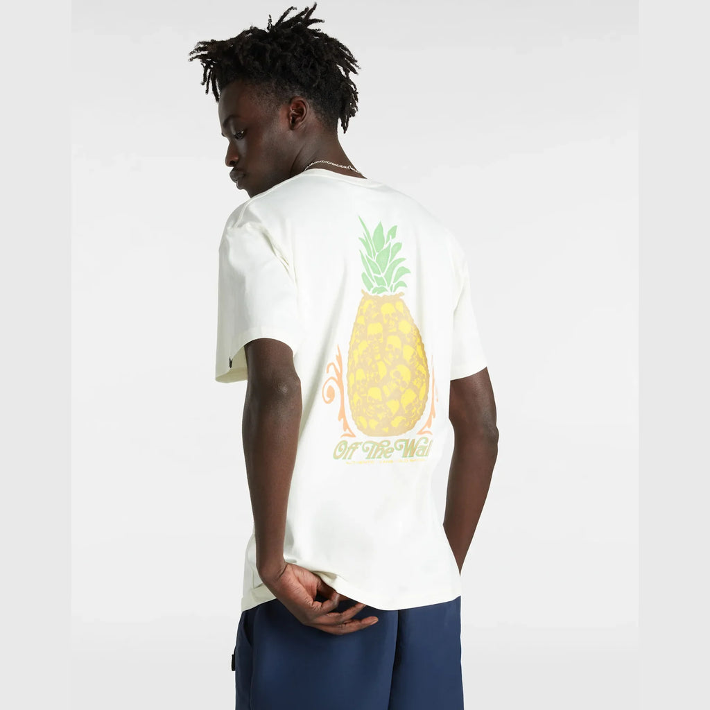 VANS PINEAPPLE SKULL SS TEE marshmallow kép 4